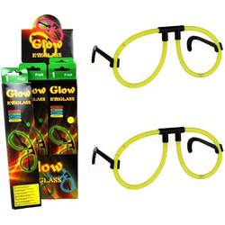 Gekleurde Glow in the dark brillen