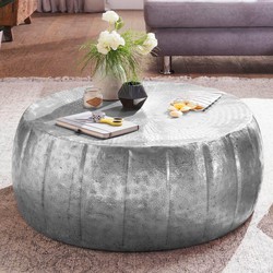 Pippa Design ronde salontafel in oosters design - zilver