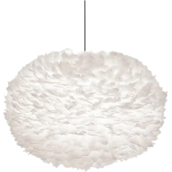 Eos XX-large hanglamp white - met koordset zwart - Ø 110 cm