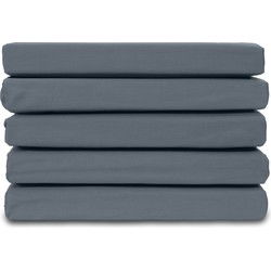 Ten Cate Katoensatijnen Hoeslaken - 180x200 - Donker Blauw