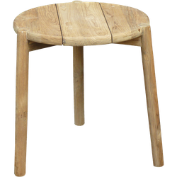 DKS - Teak houten kruk Normae voor buiten en binnen 45*45*50