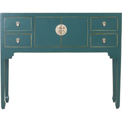 Fine Asianliving Chinese Sidetable Teal - Orientique Collectie