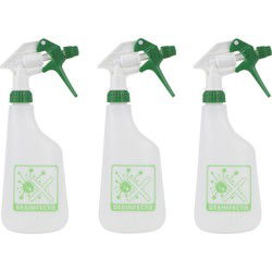 Plantenspuit / waterspuit - 5x - kunststof - 0,6 liter - spray - Plantenspuiten