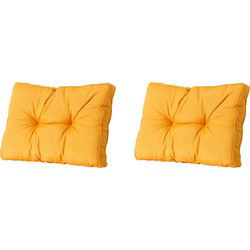 Madison -  Florance Zitkussen Panama golden glow - Ca. 43x60 cm - Set van 2