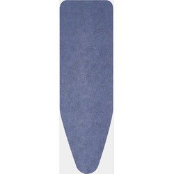 Strijkplankhoes B, 124x38 cm, 8 mm foam - Denim Blue