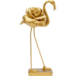 Kare Decofiguur Rose Flamingo Gold 42cm