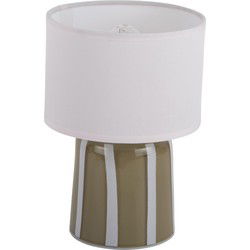 Tafellamp Verano - Theegroen - 13.5x13.5x20cm