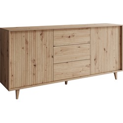 Meubella Dressoir Fuzeta - Eiken - 180 cm