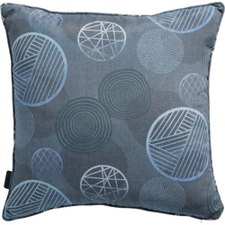 Madison - Sierkussen Circle Blue - 50x50 - Blauw