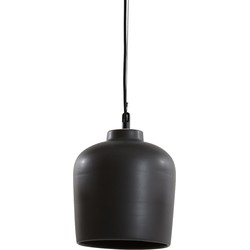 Light&living D - Hanglamp Ø22,5x25 cm DENA mat zwart
