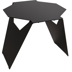 Gorillz Hive Bijzettafel - Moderne Salontafel - koffietafel - Metaal - Design- Zwart - Staal