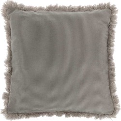 Unique Living - Kussen Florie 45x45cm Chateau Grey