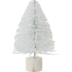 Kerstboom | Kunststof | Wit | 9.5x9.5x (h)14.5 Cm