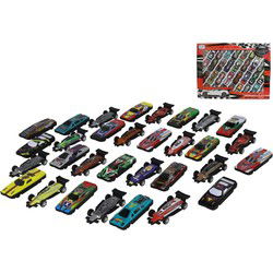 Speelgoed multi auto set - Set van 32 stuks - Veilig voor kinderen