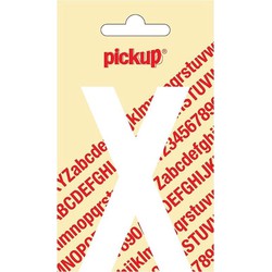 Plakletter Nobel Sticker letter X - Pickup