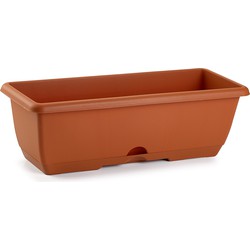 Plantenbak terra cotta rechthoekig 50 x 20 x 17 cm - Plantenbakken