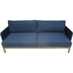 Maison Home Kolbe 3 Seater Sofa (000314)  -  Steel Navy Blue