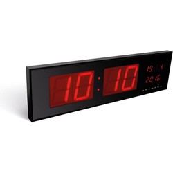 Wandklok met led-display