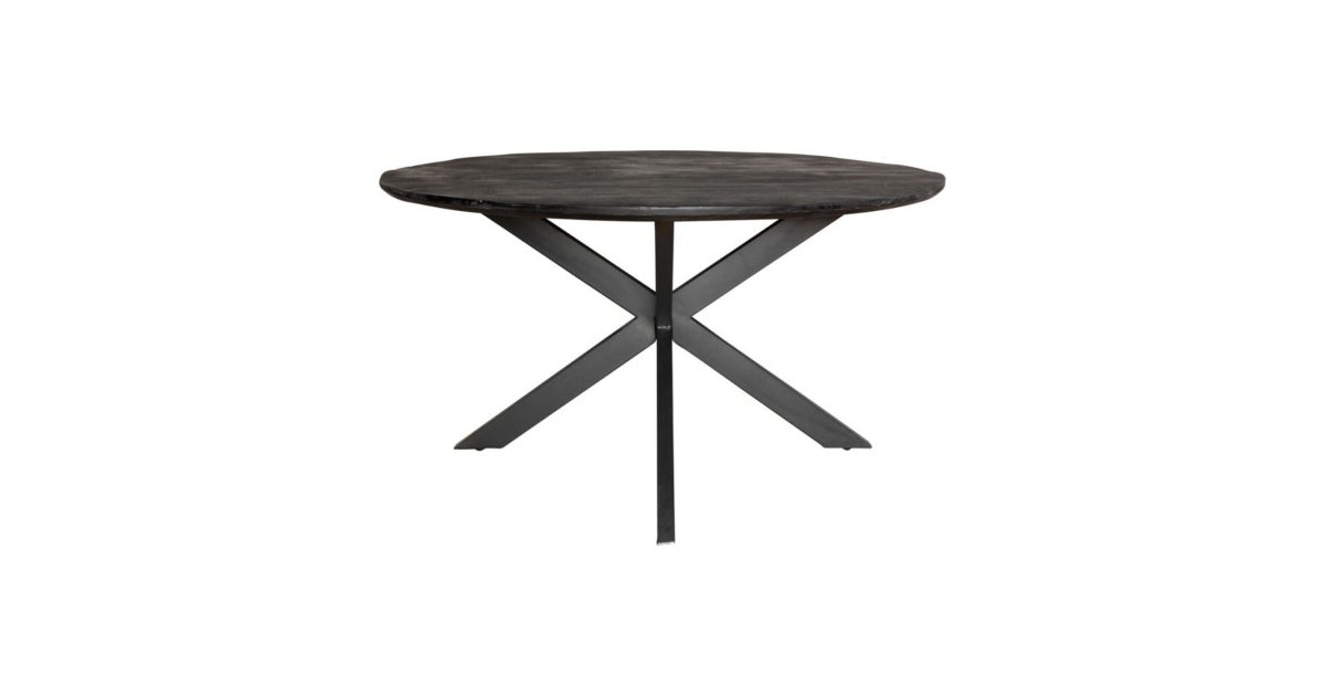 Eetkamertafel | new york | rond | mangohout | 76(h) x ø140 cm10 cm