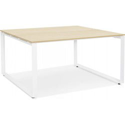 BAKUS vergadertafel 160x160x74 cm Wit