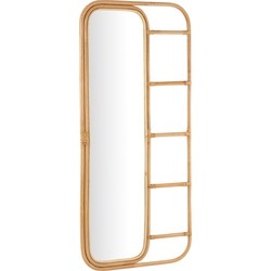 J-line - Spiegel-ladder Rotan Naturel - 180x80x3cm