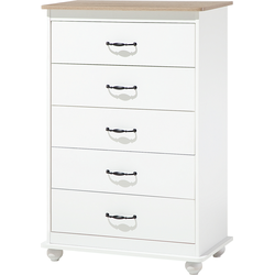 Beliani SHARON - Commode-Wit-Spaanplaat