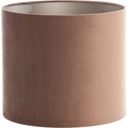 Light & Living - kap - Velours - bruin - textiel - Ø 35cm - E27 - 2235774