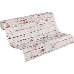 A.S. Création behang steen rood, bruin en beige - 53 cm x 10,05 m - AS-907813