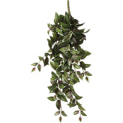 Mica Decorations Tradescantia Kunst Hangplant - L15 x B20 x H54 cm - Groen