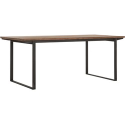 DTP Home Dining table Odeon rectangular,78x200x90 cm, recycled teakwood