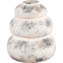 PTMD Bloempot Bulby - 25x25x31 cm - Cement - Roze