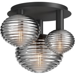 Maytoni - Plafondlamp Reels - Zwart