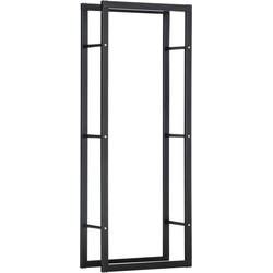 4goodz Houtrek metaal 25x60x150cm / 820-148 Houtopslag Standaard