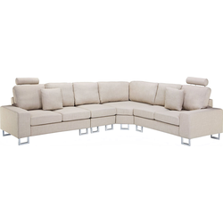 Beliani STOCKHOLM - Modulaire Sofa-Beige-Polyester