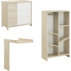 Sacha grote boekenkast grenen commode - Franse productie