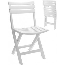 Verjaardag bijzet stoel wit - Klapstoelen