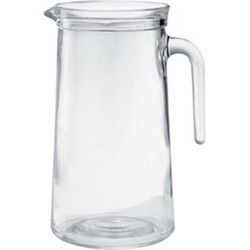 Borgonovo water karaf van 1,1 Liter - transparant glas - Sapkan - Waterkannen