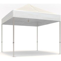 Easy up partytent 3x3m – Professional | Heavy duty PVC kleur wit