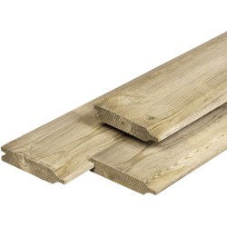 Overhangend rabat Midden-Europees grenen 1,8x14,5x500 cm Tuindeco