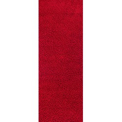 Hoogpolig Shaggy Loper Gang LILLY - Rood - 80x220 cm 