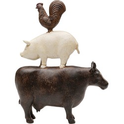 Decofiguur Farm animals 34cm