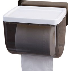 Decopatent® Toiletrolhouder met Leg plankje & Telefoon sleuf - Zonder boren - Hangende toiletpapierhouder - Toilet Wc rol houder