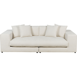 GLORVIKA - Driezitsbank - Gebroken wit - Polyester
