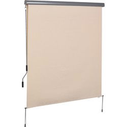 4goodz Verticale Zonwering Verticale Luifel 160x250 cm - Creme