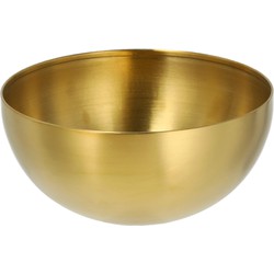 Serveer Kom Bowl - RVS – Goud – Medium – Ø 15 x H7 cm