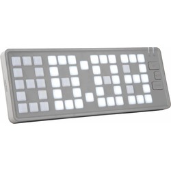Wekker Keyboard - Grijs - 23x1.5x8.3cm