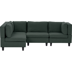 Beliani UNSTAD - Modulaire Sofa-Groen-Polyester