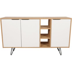 Buffet 3 nissen en 3 deuren L142 cm - Clara