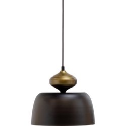 WOOOD Exclusive Linne Hanglamp - Metaal - Zwart - 34x31x31