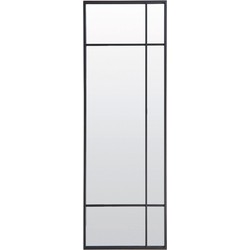 Light&living Spiegel 50x3x150 cm RINCON helder glas+mat zwart